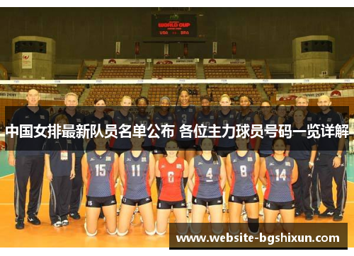 中国女排最新队员名单公布 各位主力球员号码一览详解